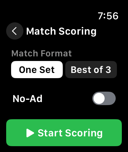 Match scoring tool